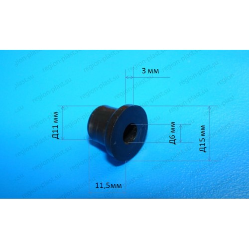Пластиковая втулка для мебели